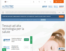 Tablet Screenshot of alpretec.com